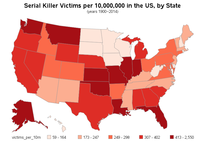 Serial killer statistics united states